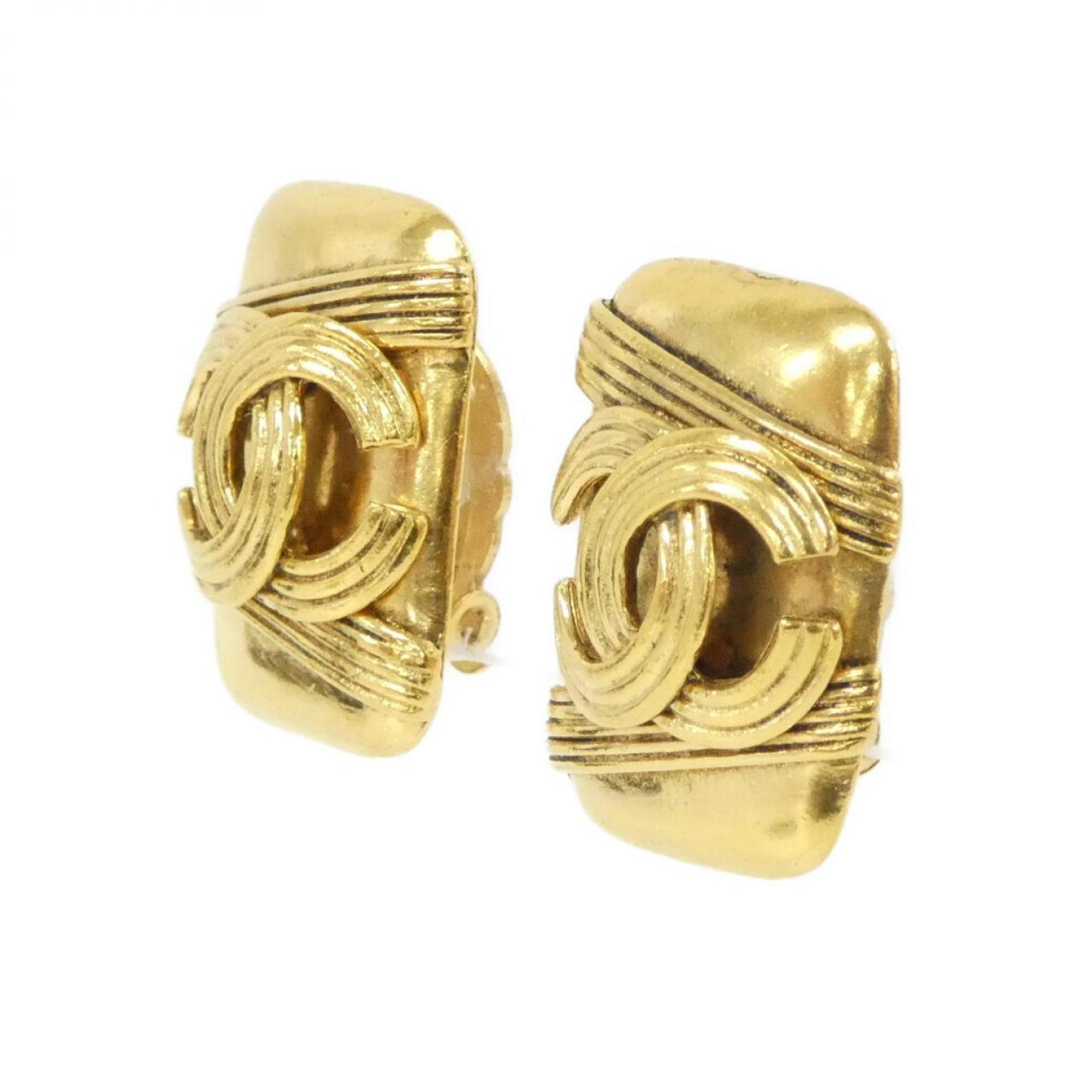 Clip-On Earrings Clip-On Gold-Tone Metal
