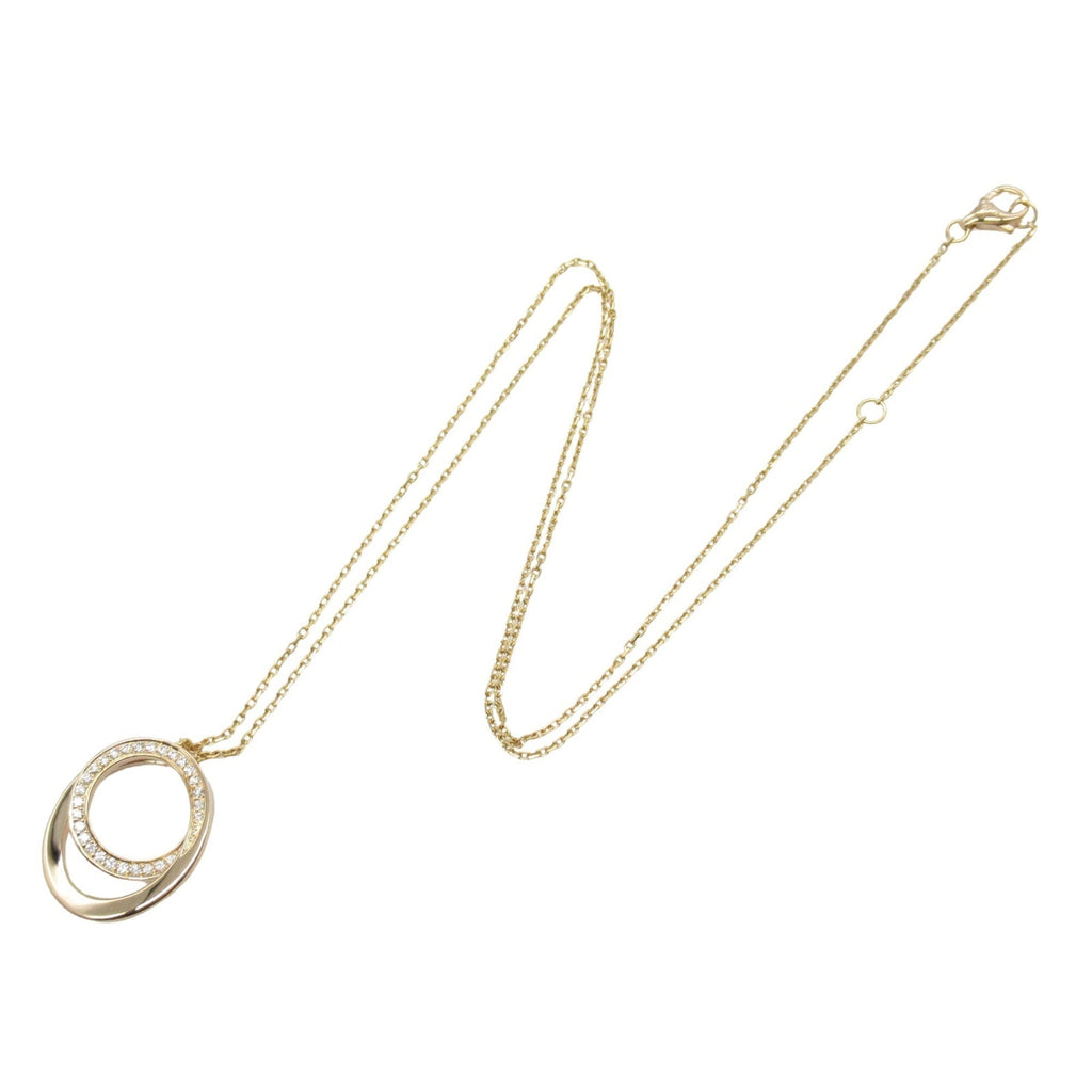 Pendant Necklace 18K Rose Gold with Diamond