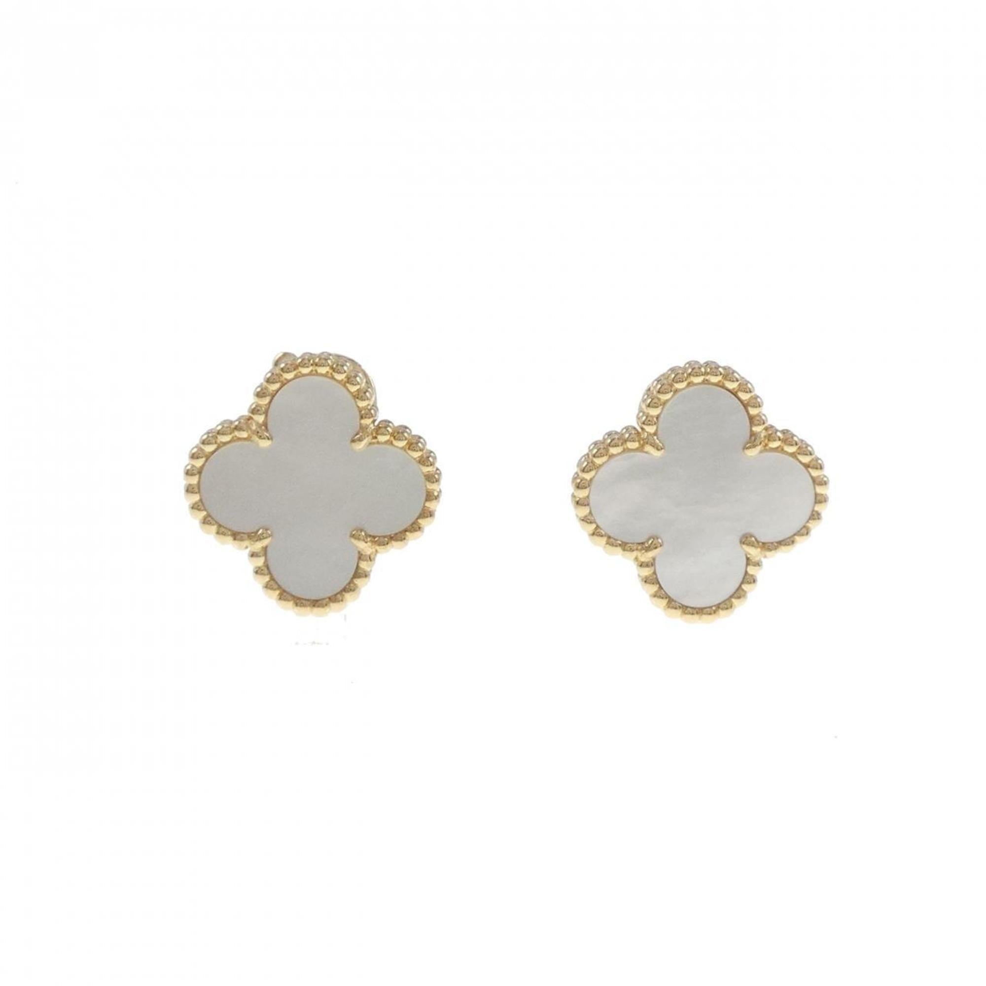 Vintage Alhambra Earrings 18K Yellow Gold 18K Yellow Gold