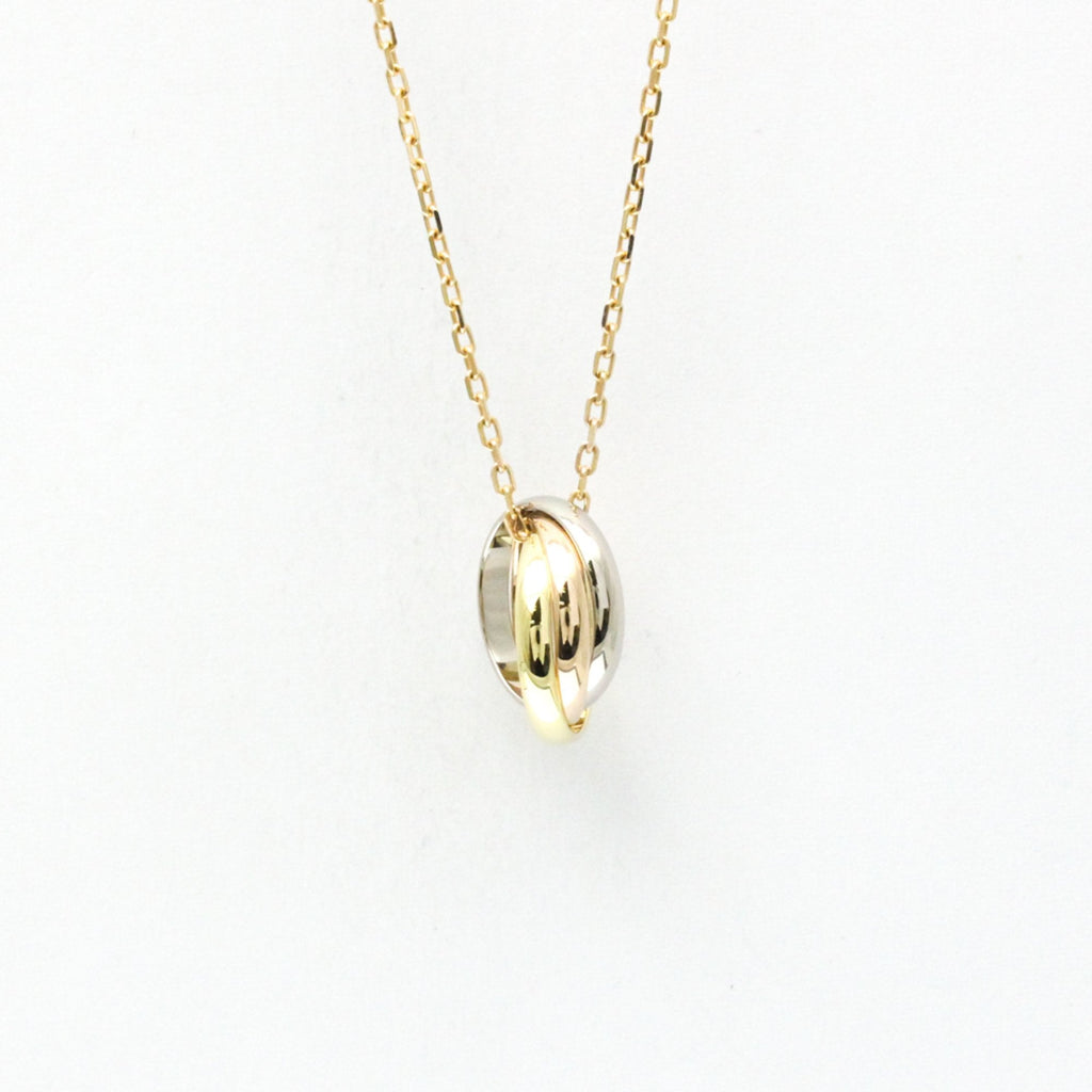 Trinity Pendant Necklace 18K Tricolor Gold