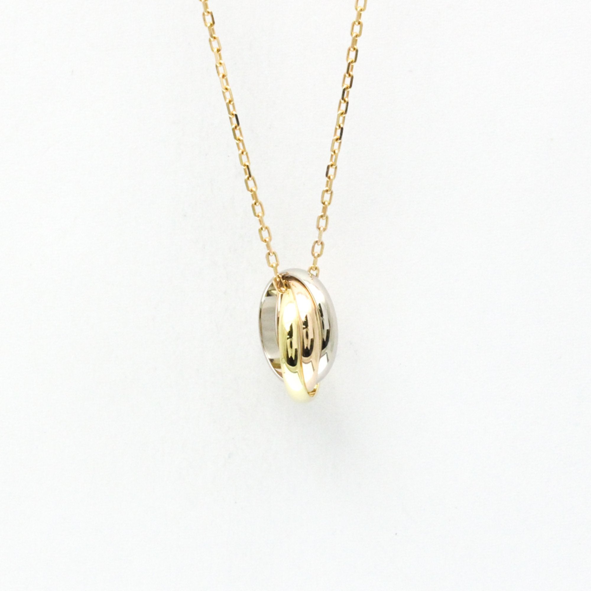 Trinity Pendant Necklace 18K Tricolor Gold