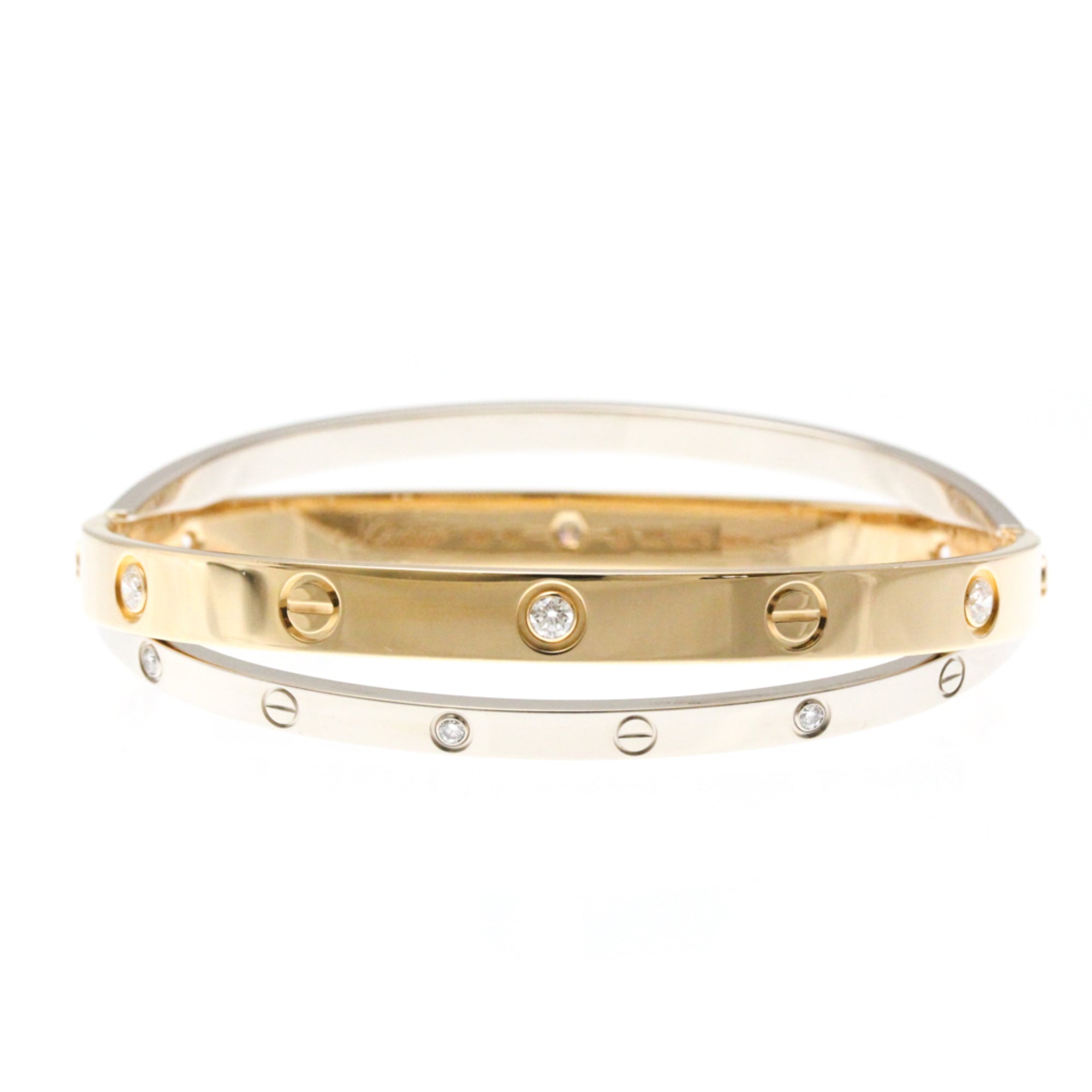Bracelet 18K Rose Gold and 18K White Gold with Diamond