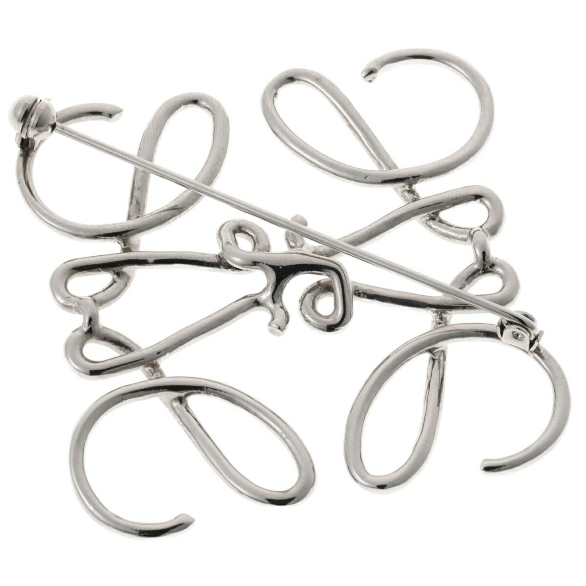 Anagram Brooch Brass and Palladium