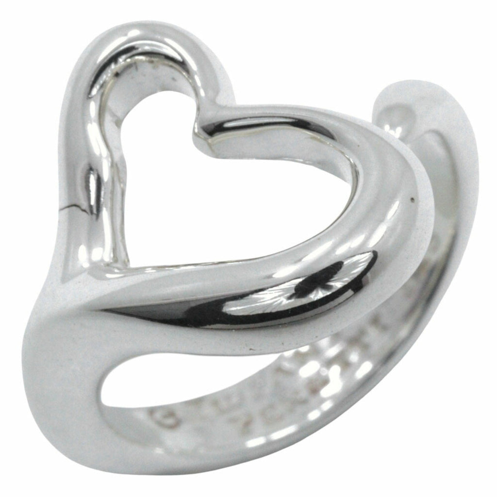 Open Heart Ring Sterling Silver 16mm