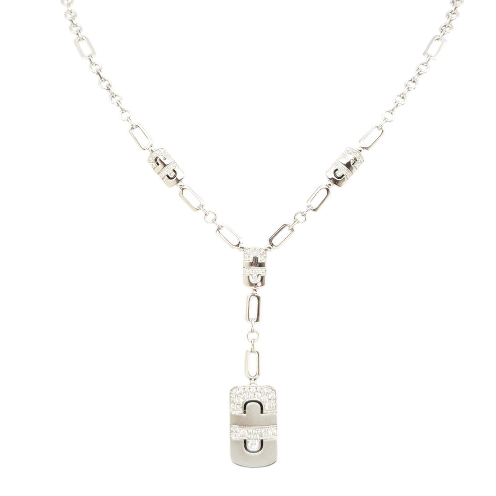 Pendant Necklace 18K White Gold