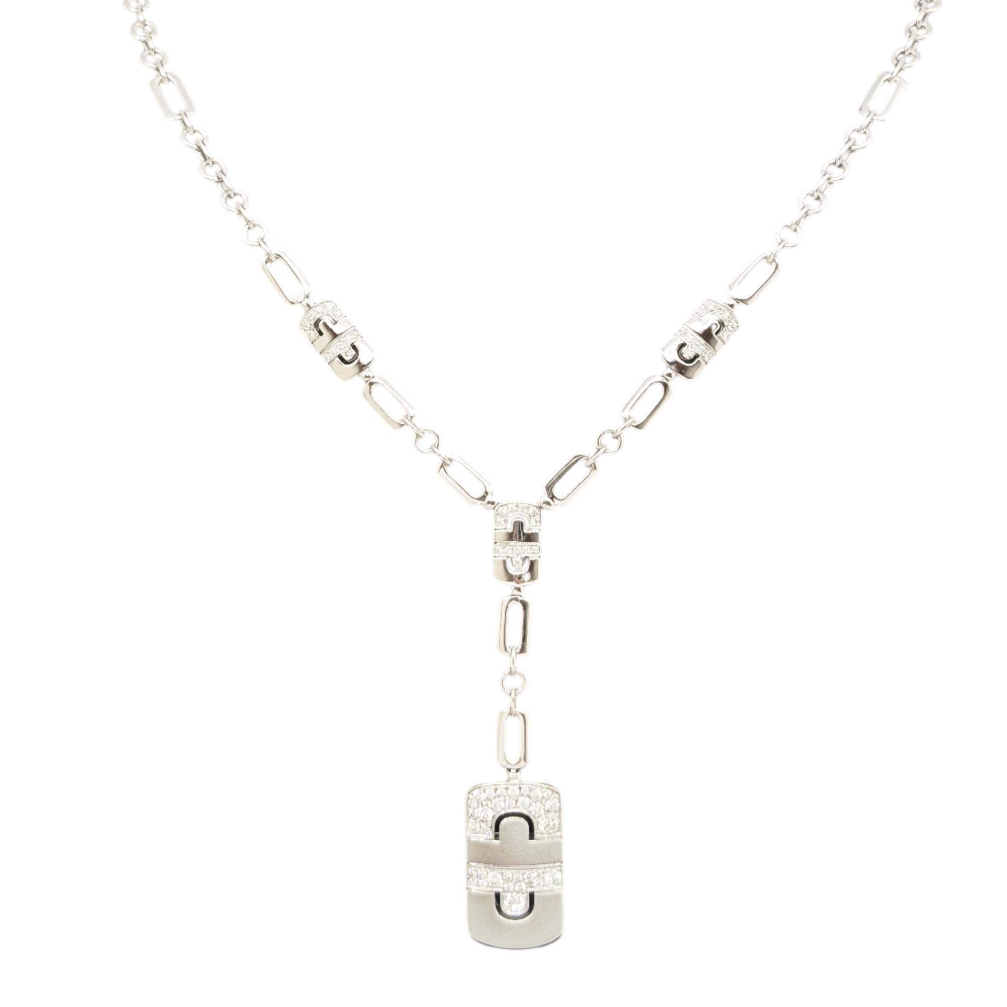 Pendant Necklace 18K White Gold