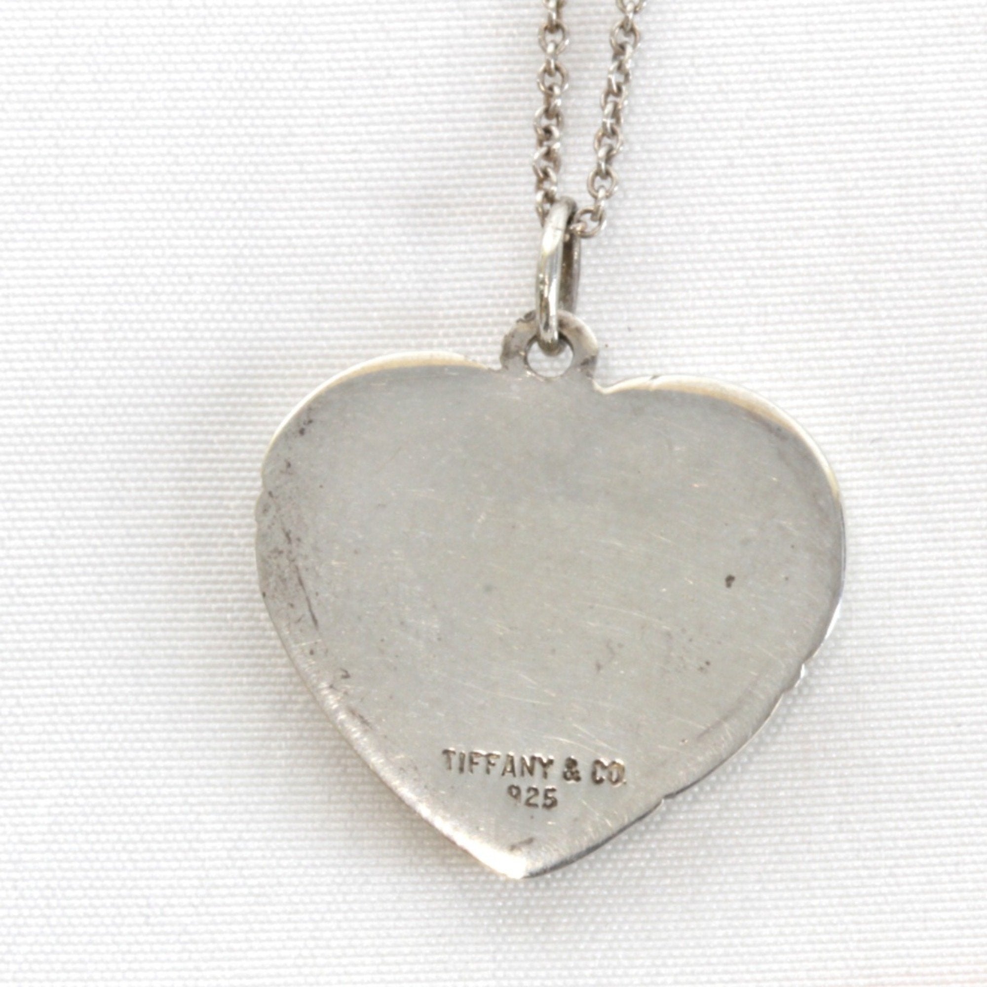 Heart Pendant Necklace Sterling Silver