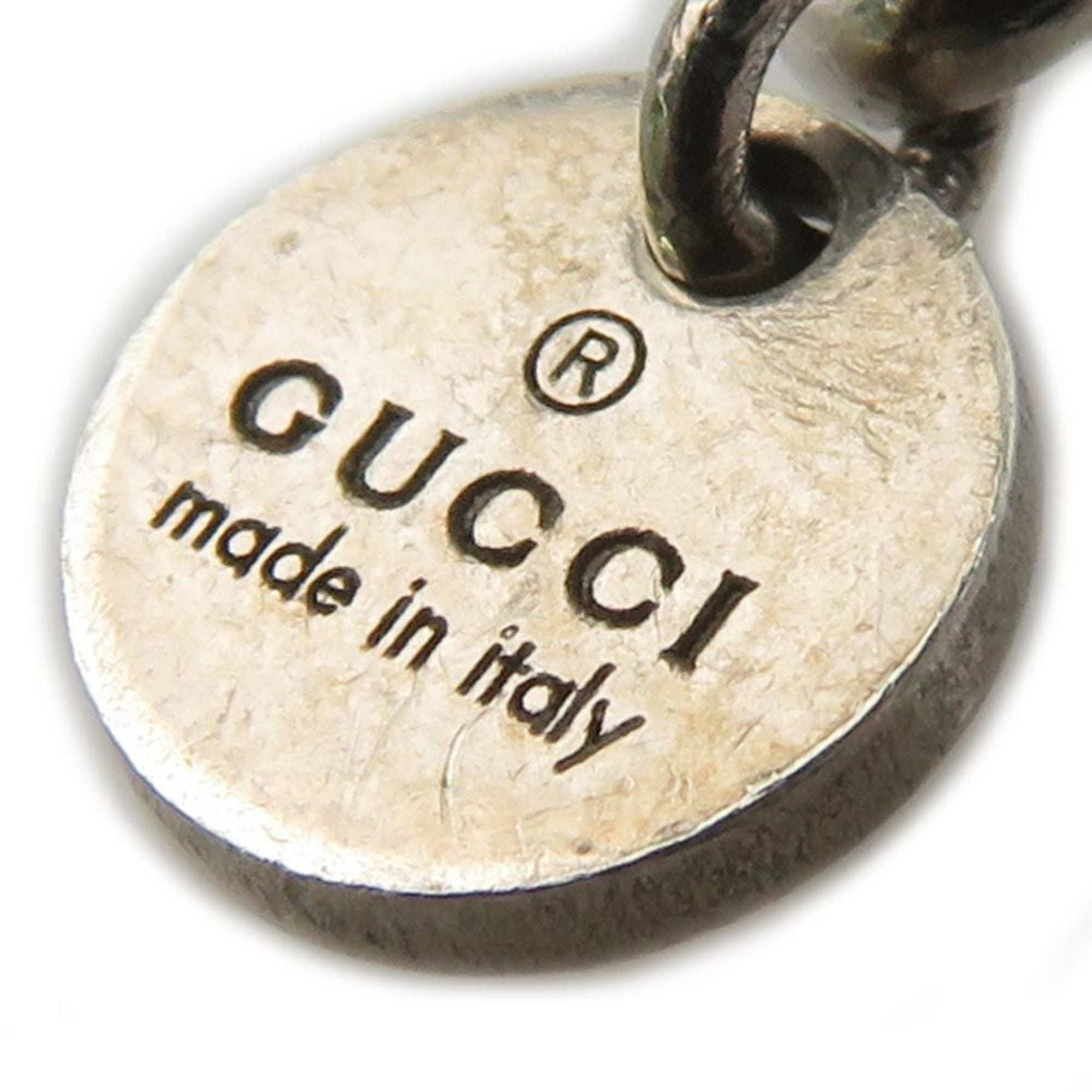 Interlocking G Pendant Necklace Sterling Silver
