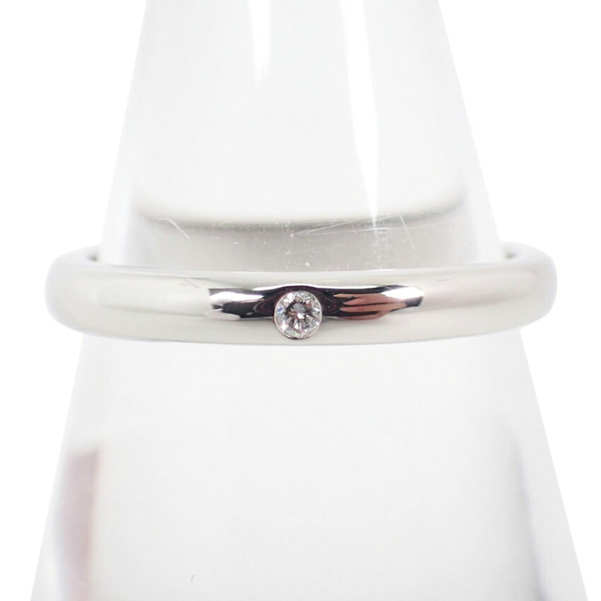 Stacking Band Ring Platinum with Diamond