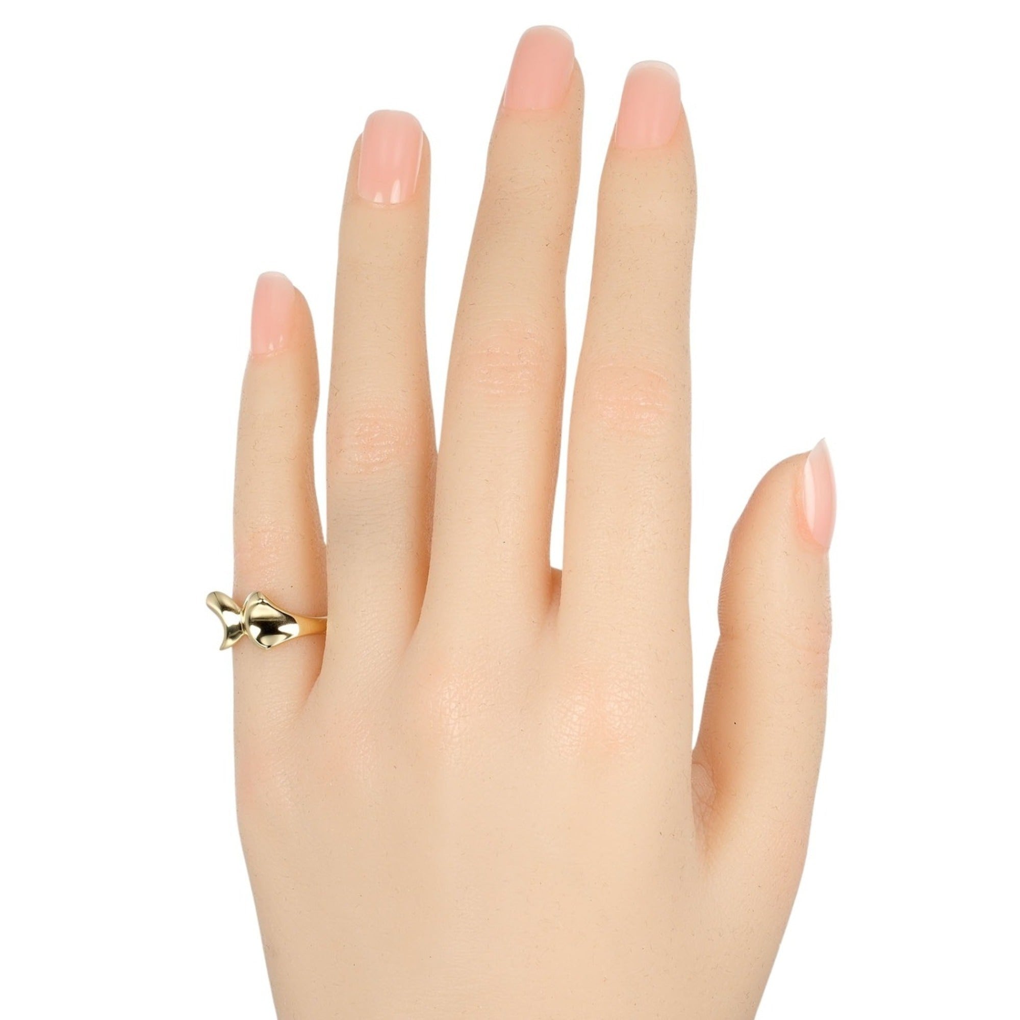 Ribbon Band Ring 18K Yellow Gold