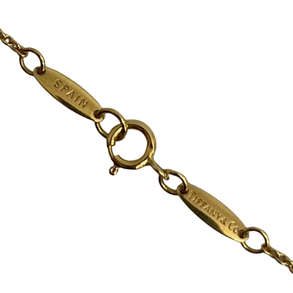 Elsa Peretti Diamonds By The Yard Pendant Necklace 18K Yellow Gold and Diamond