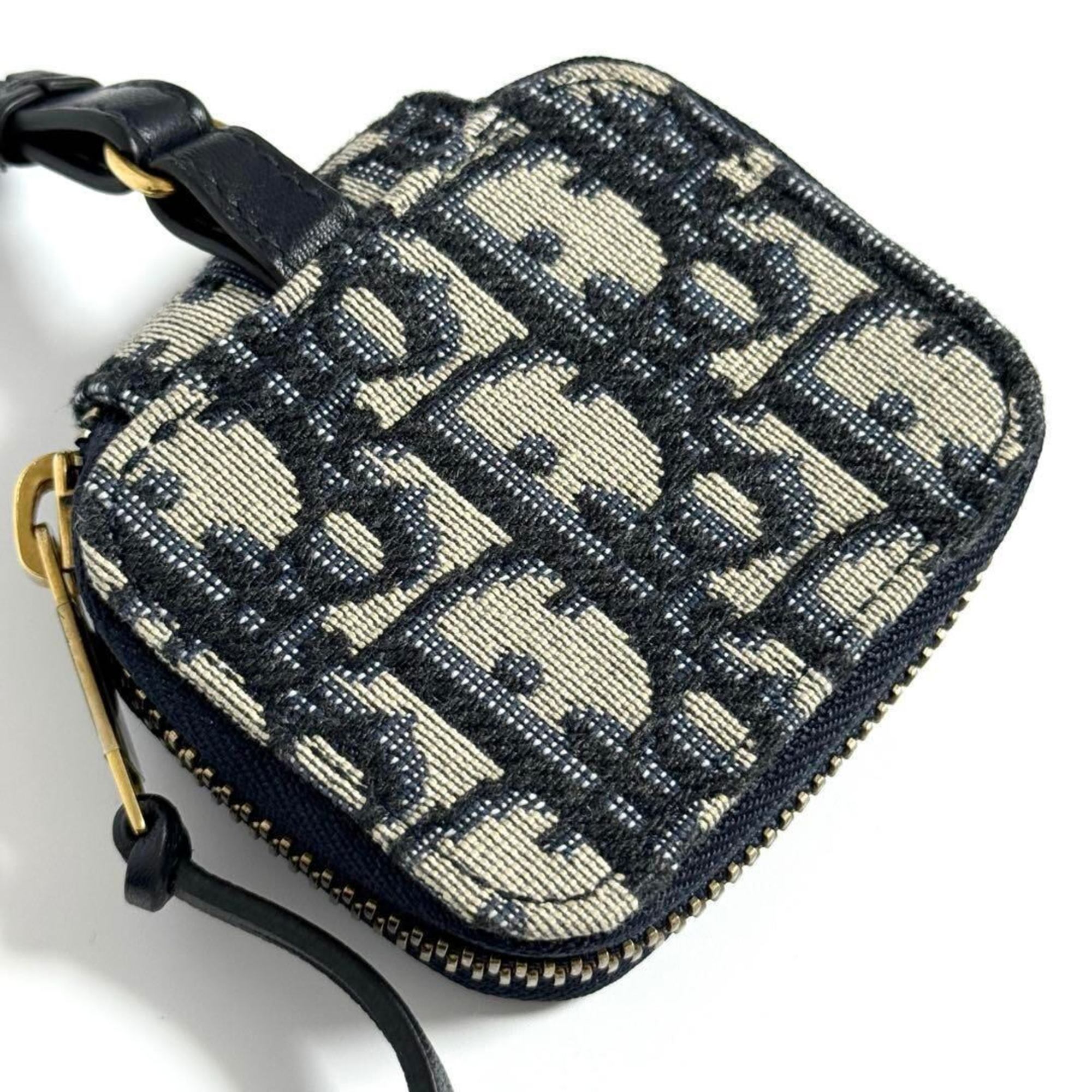 Charm Canvas and Leather Handbag Charm