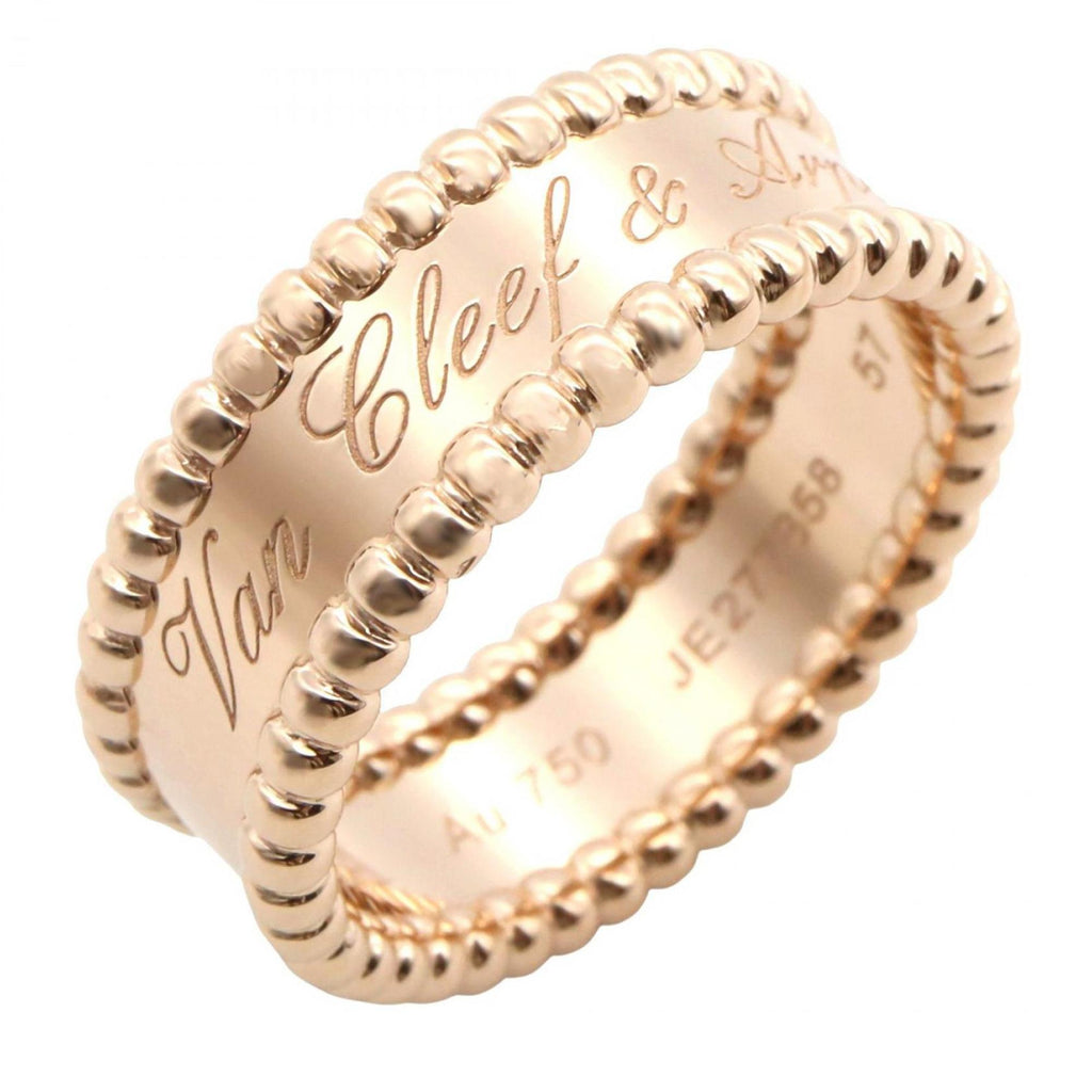 Perlée Senior Tulle Ring 18K Rose Gold