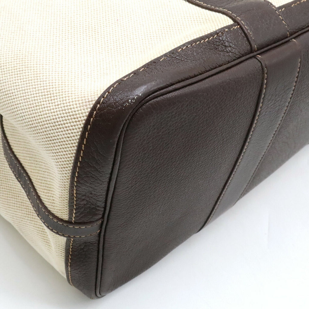 Garden Party Tote Toile and Leather 36