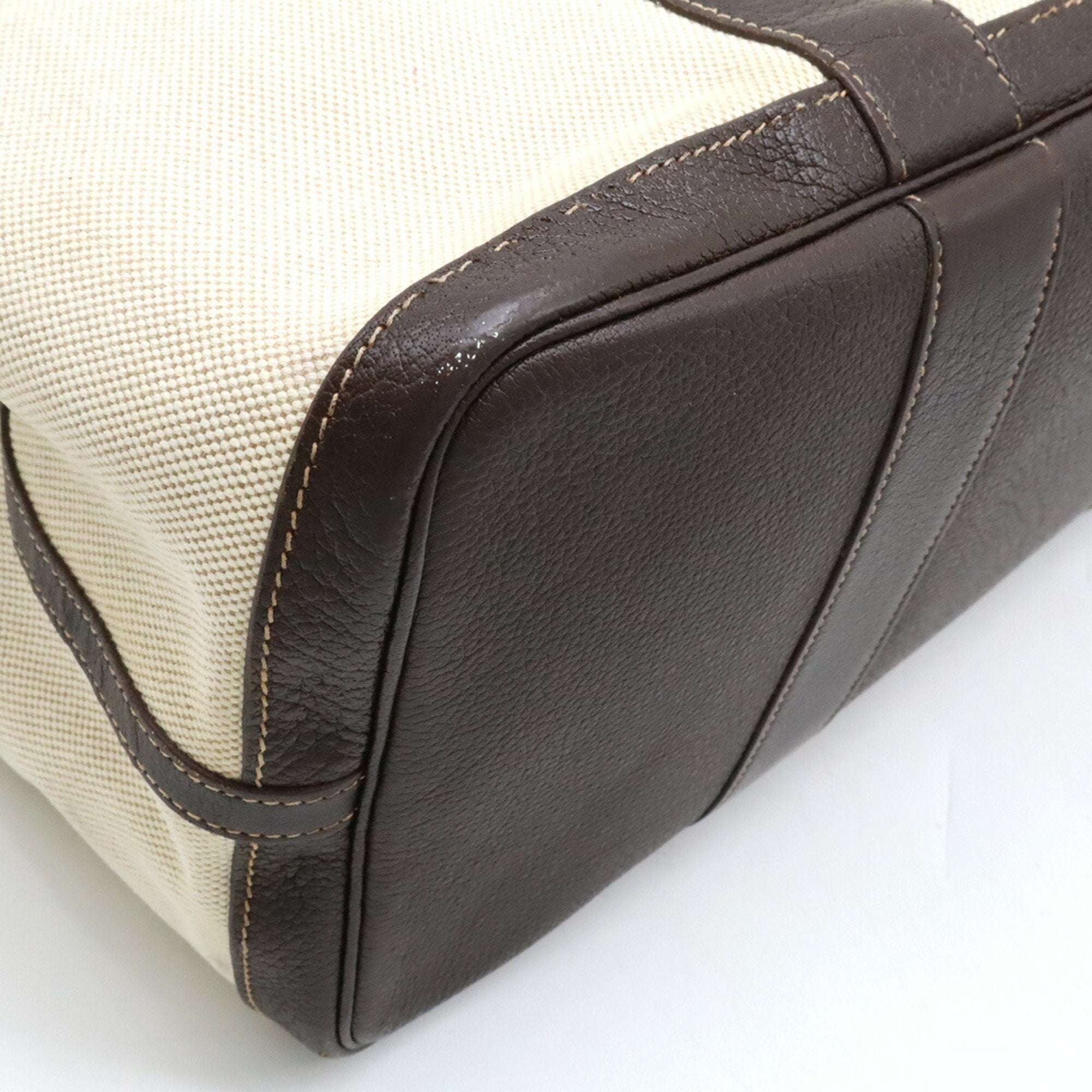 Garden Party Tote Toile and Leather 36