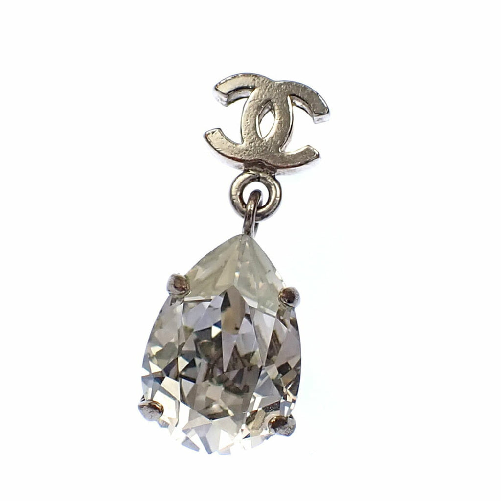 CC Logo Earrings Silver-Tone Metal Silver-Tone Metal