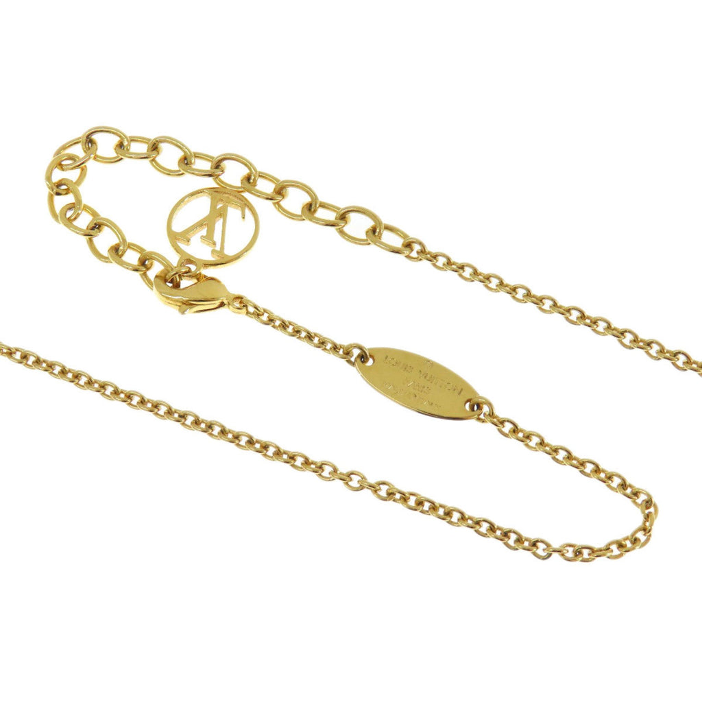 Pendant Necklace Gold Metal