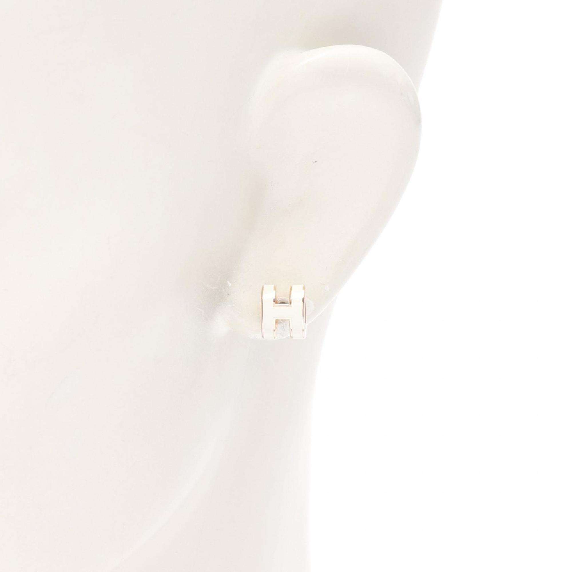 Pop H Earrings Gold-Tone Metal Gold-Tone Metal