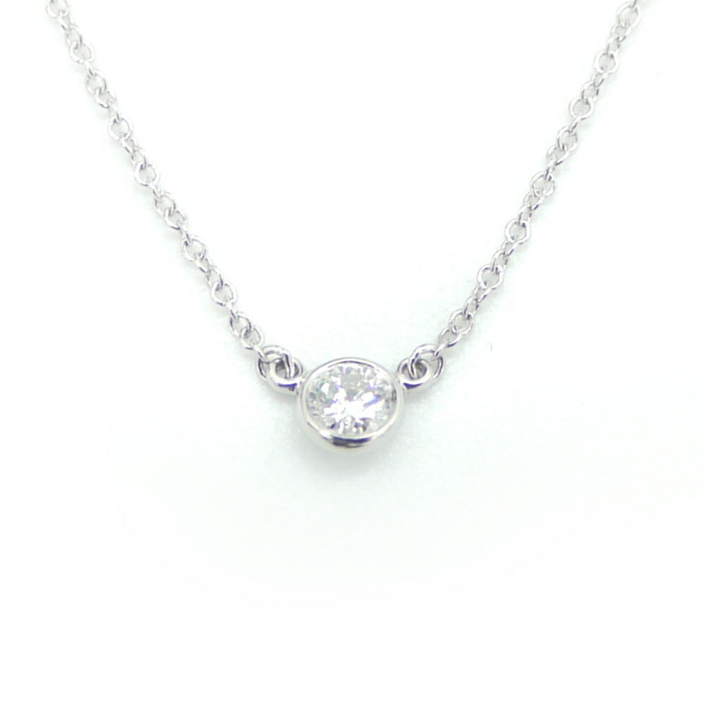 Elsa Peretti Pendant Necklace Platinum 4.5mm