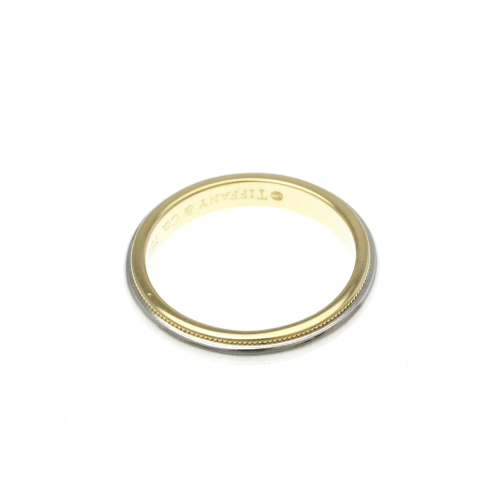 Milgrain Ring Sterling Silver and 18K Yellow Gold and Platinum