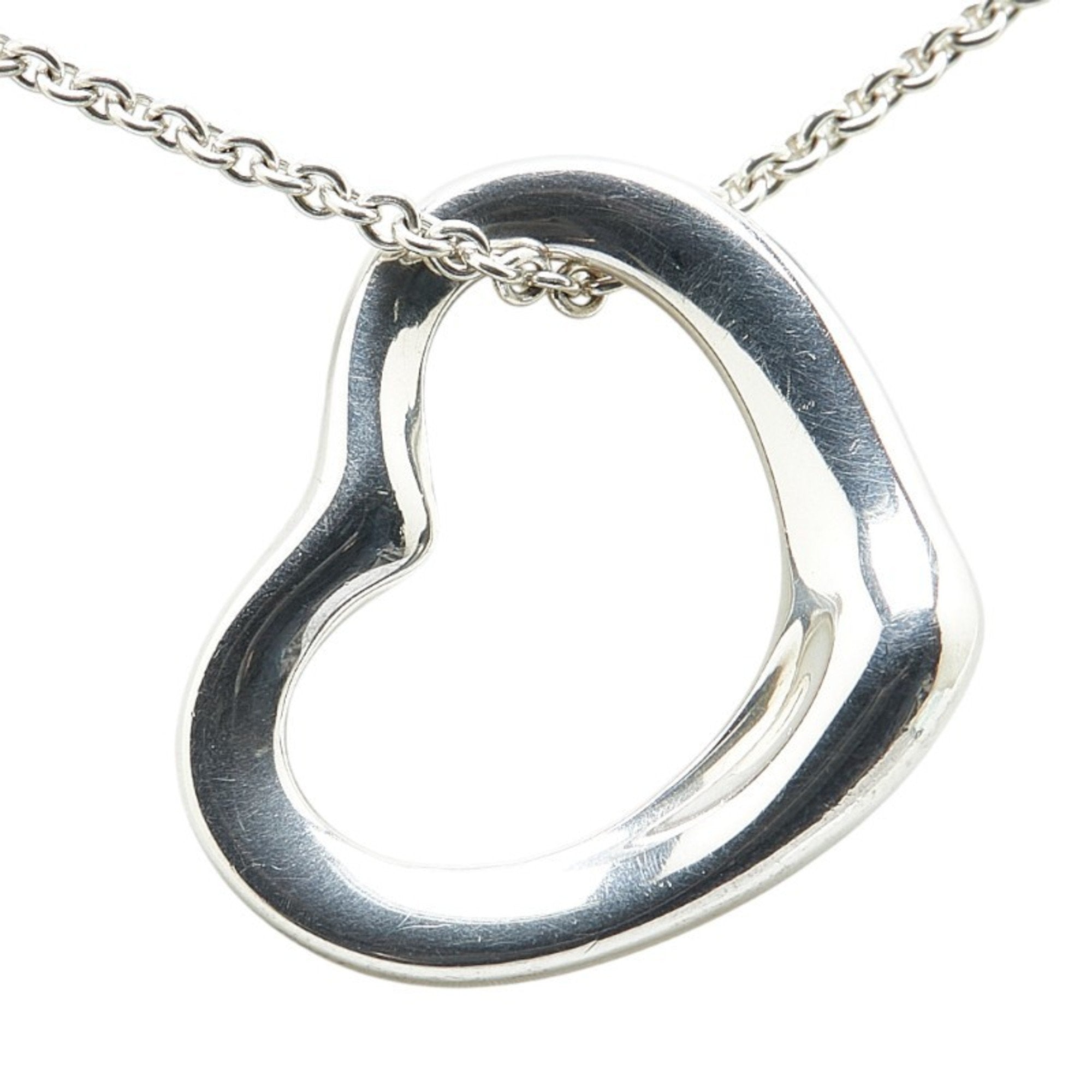 Heart Pendant Necklace Sterling Silver