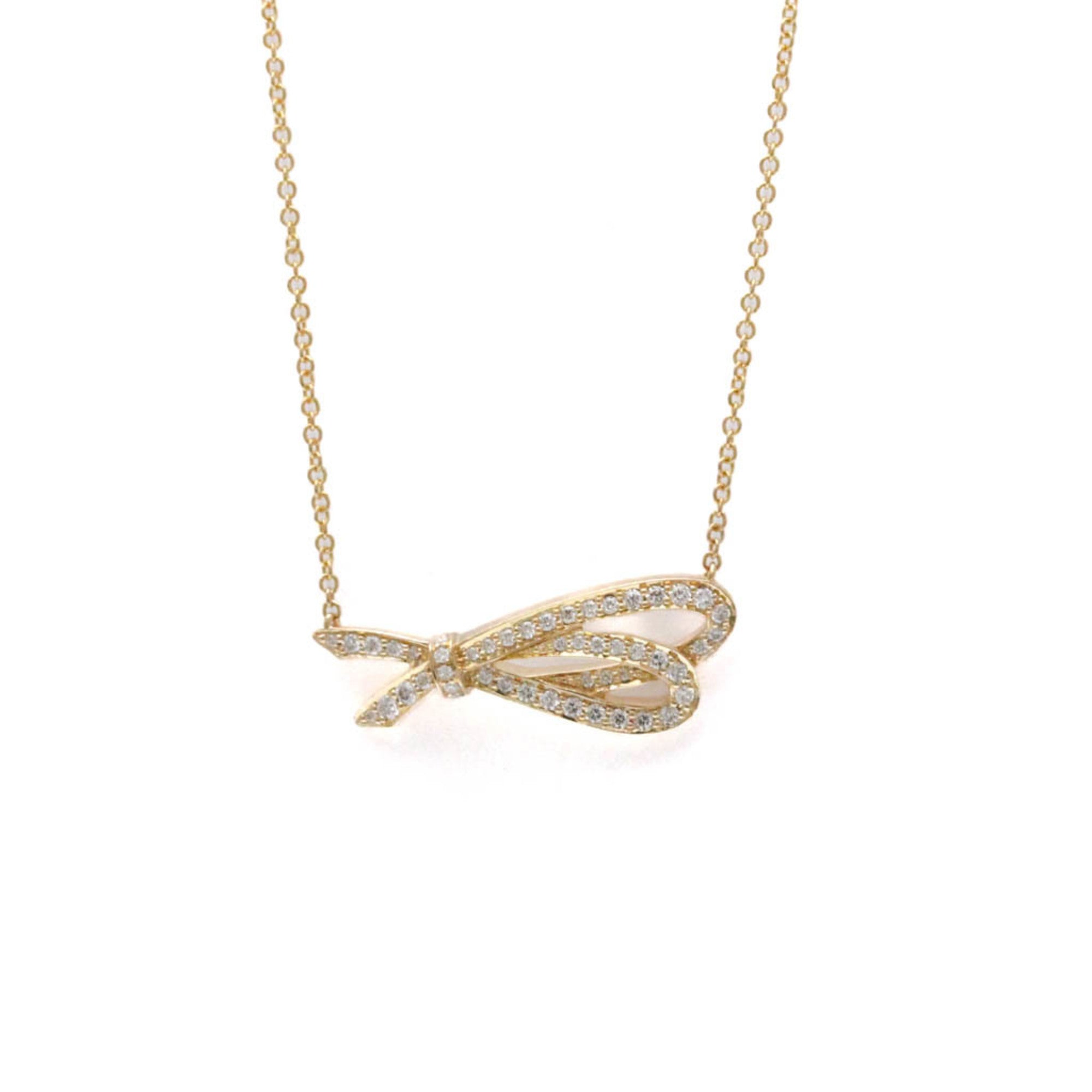 Pendant Necklace 18K Rose Gold with Diamond