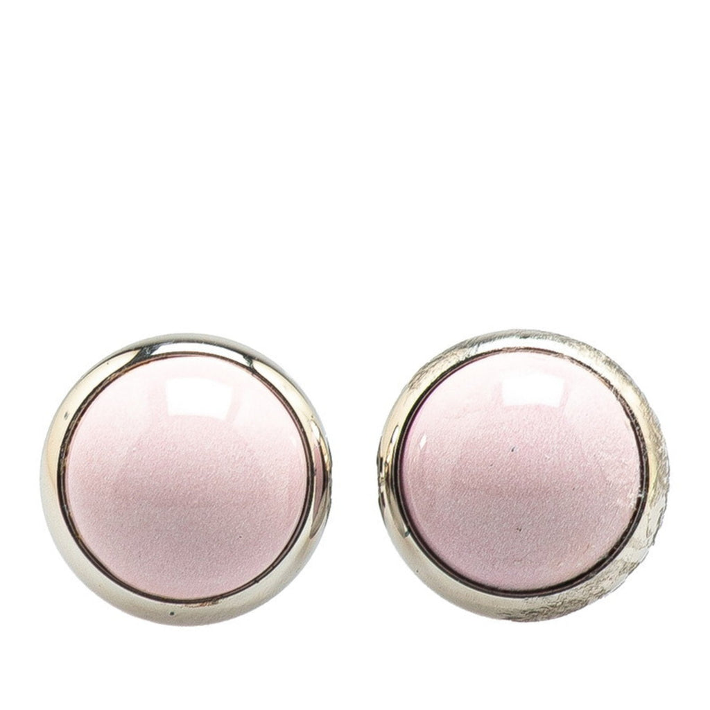 Clip-On Earrings Clip-On Silver-Tone Metal