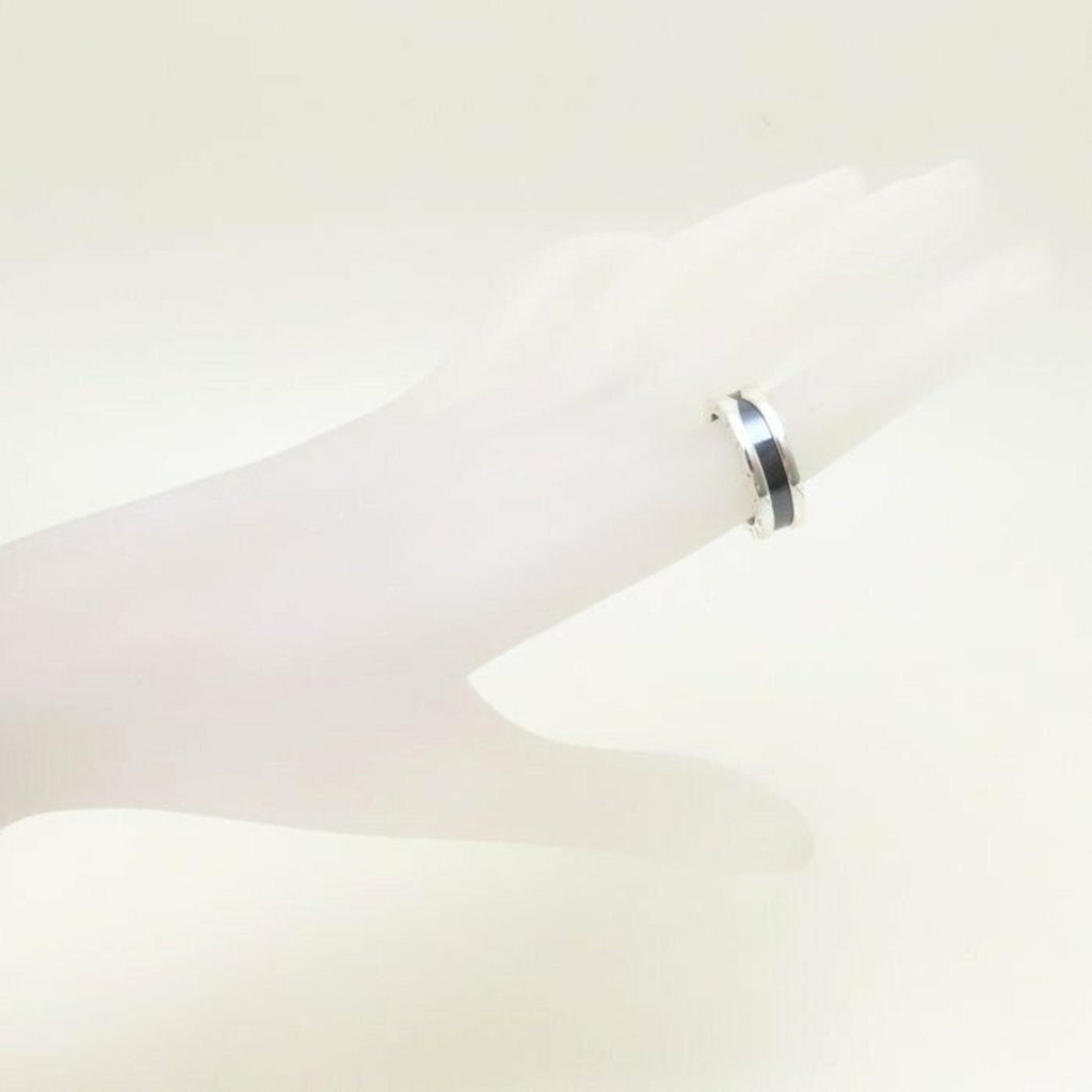 B.Zero1 One Band Ring Sterling Silver and Ceramic