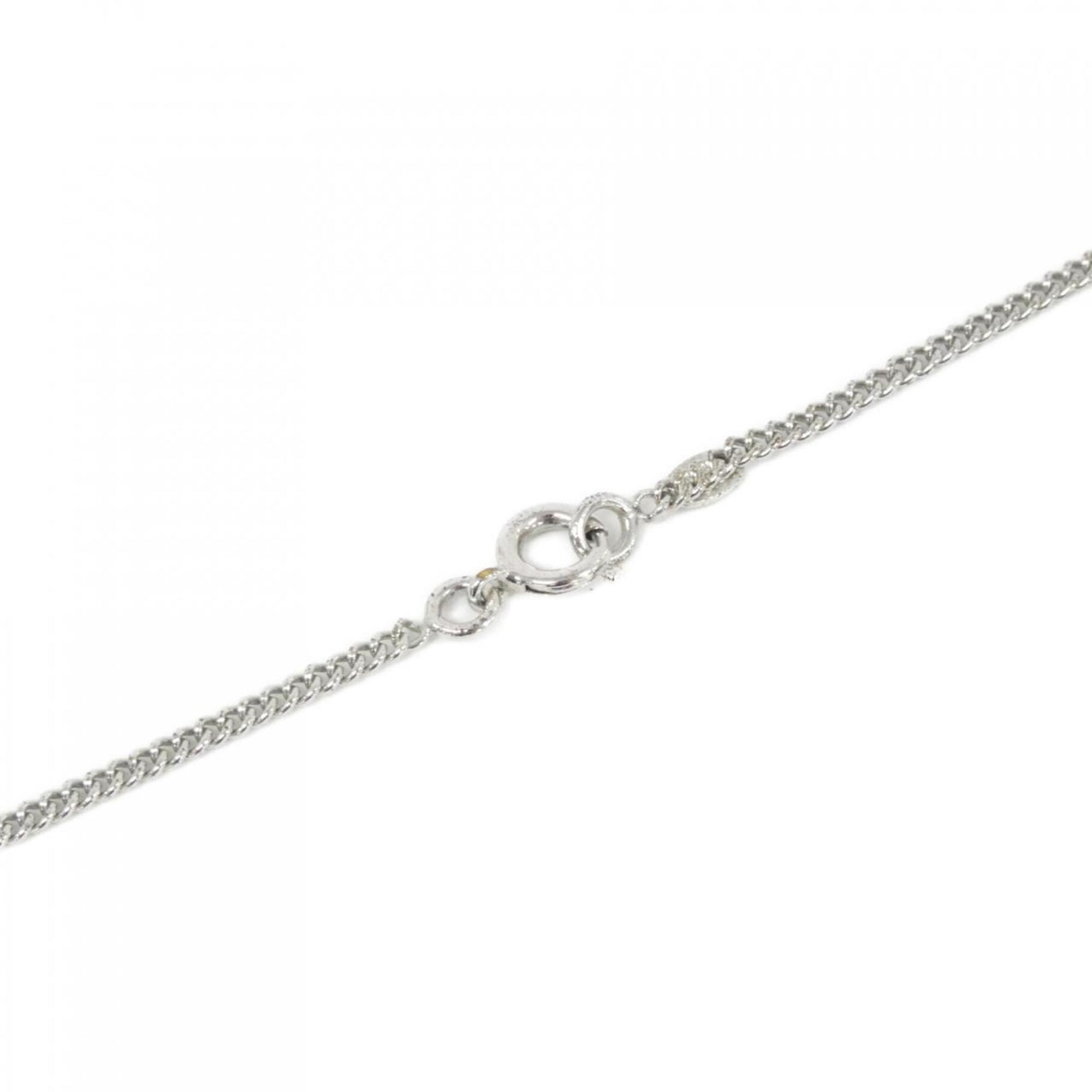 Pendant Necklace Metal with Crystal
