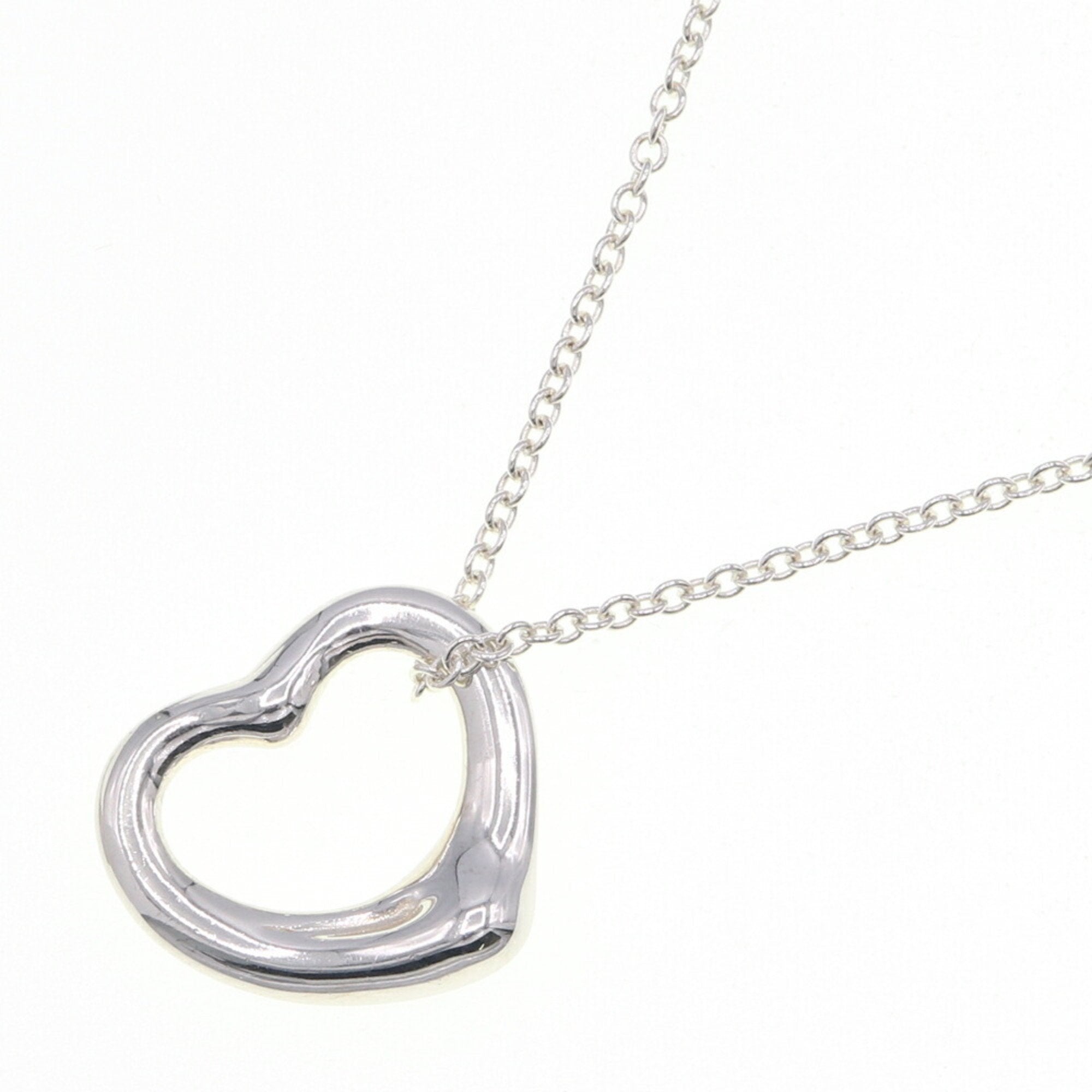 Elsa Peretti Pendant Necklace Sterling Silver 1.9mm