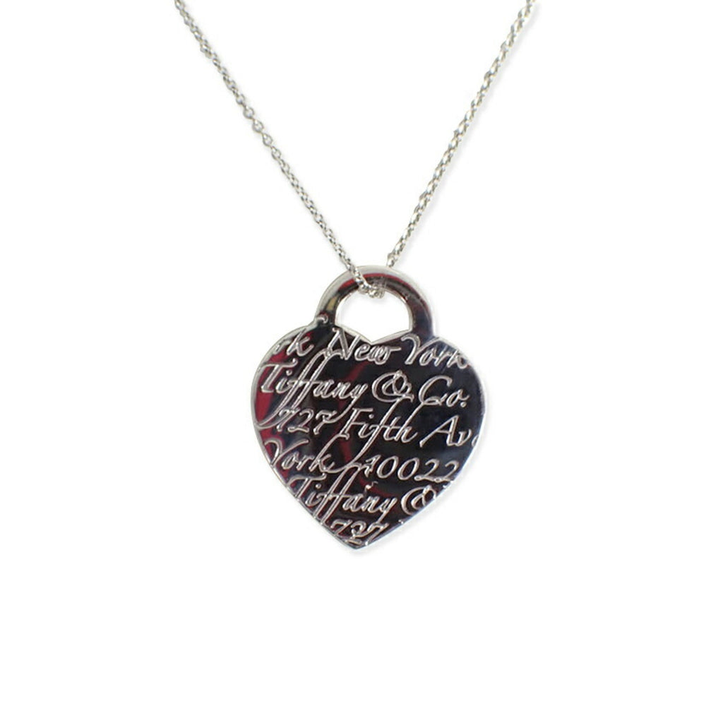 Heart Pendant Necklace Sterling Silver