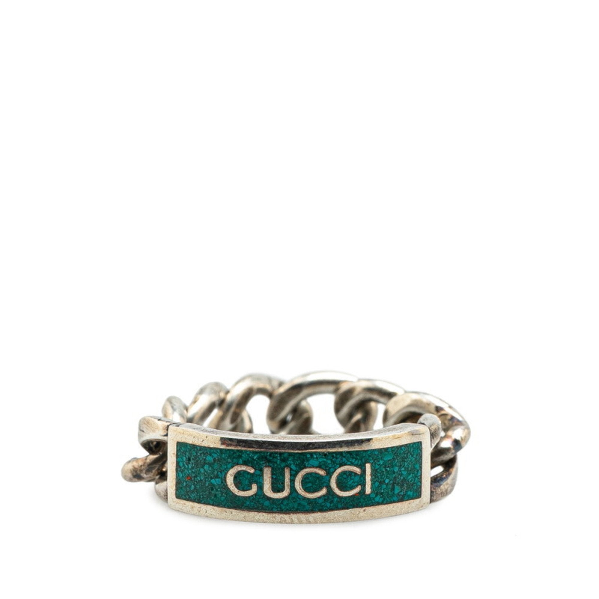 Ring Enamel and Sterling Silver