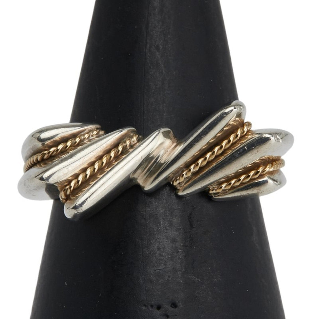 Ring Sterling Silver and 18K Yellow Gold