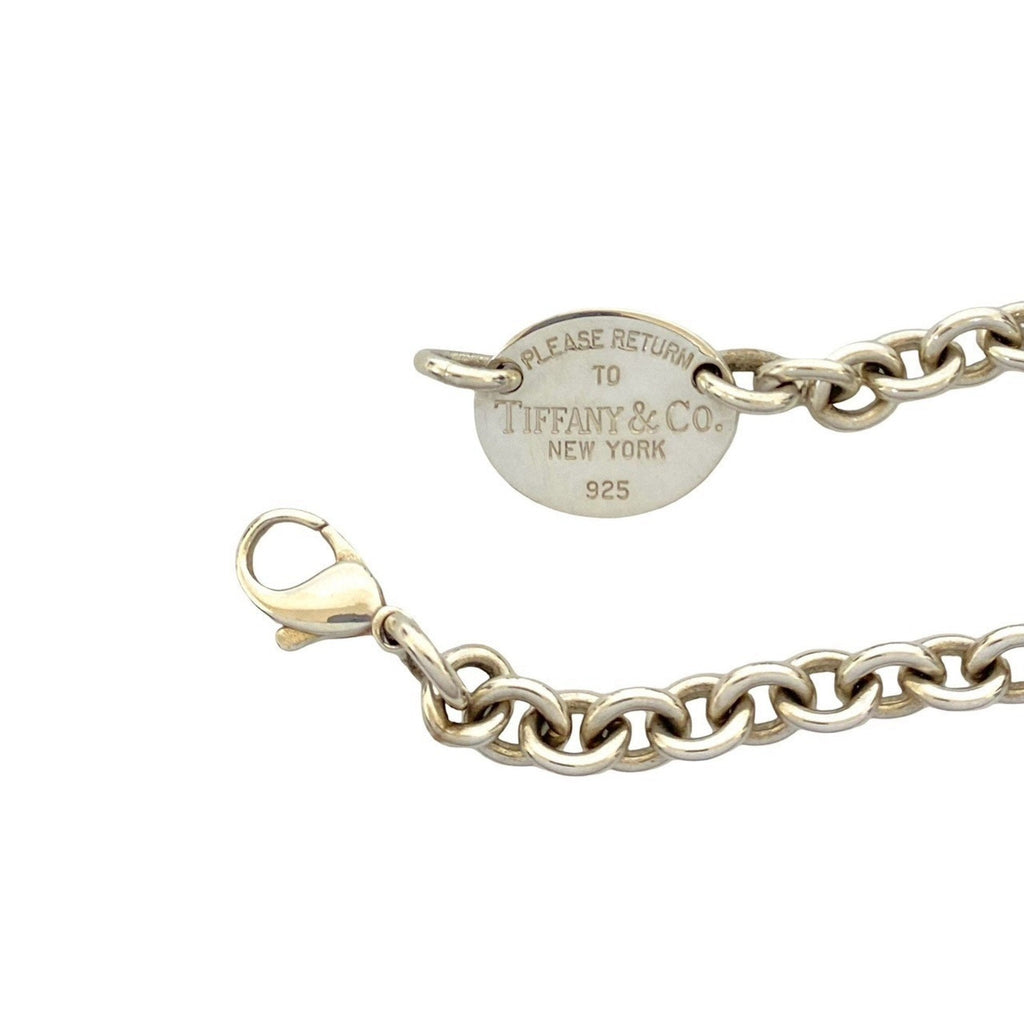 Return To Oval Pendant Necklace Sterling Silver