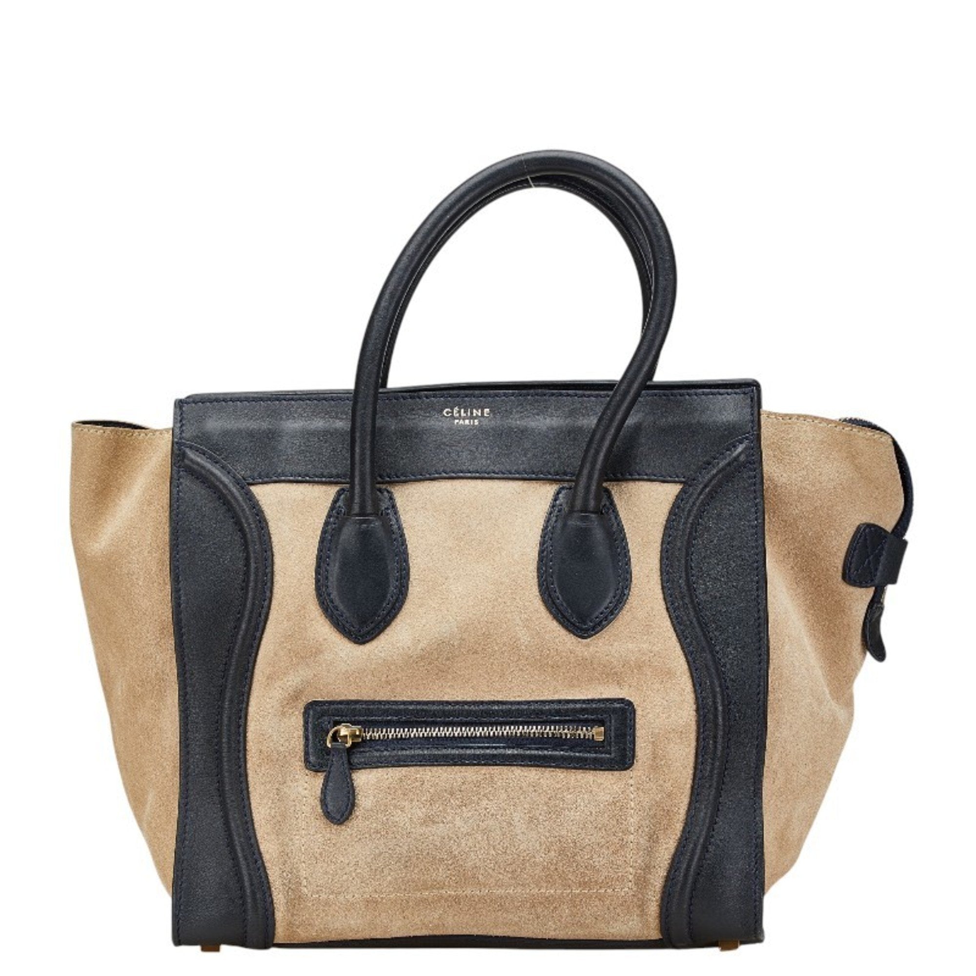 Luggage Bag Suede Mini