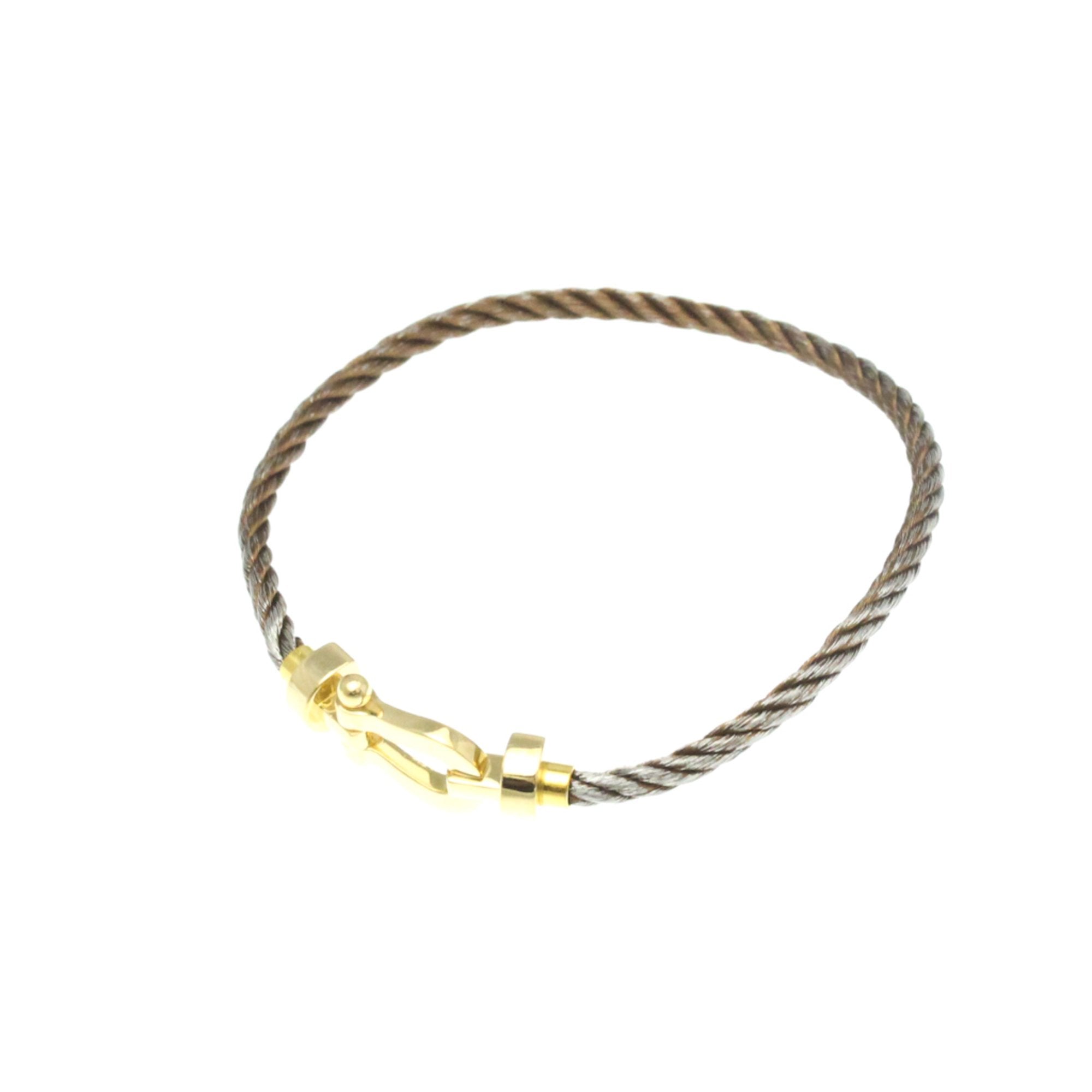 Force 10 Bracelet Stainless Steel and 18K Yellow Gold Medium
