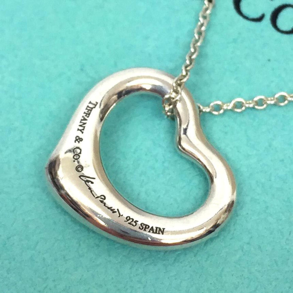 Elsa Peretti Pendant Necklace Sterling Silver 15mm