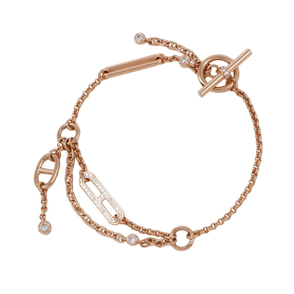 Bracelet 18K Rose Gold with Diamond