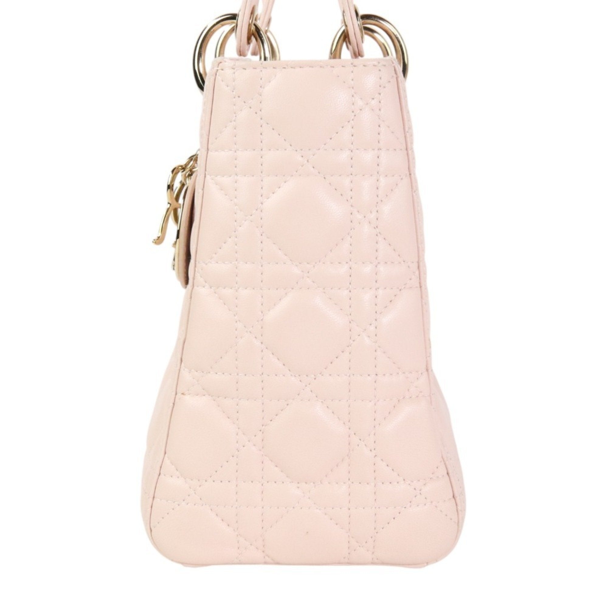 Lady Dior Bag Cannage Quilt Lambskin Medium