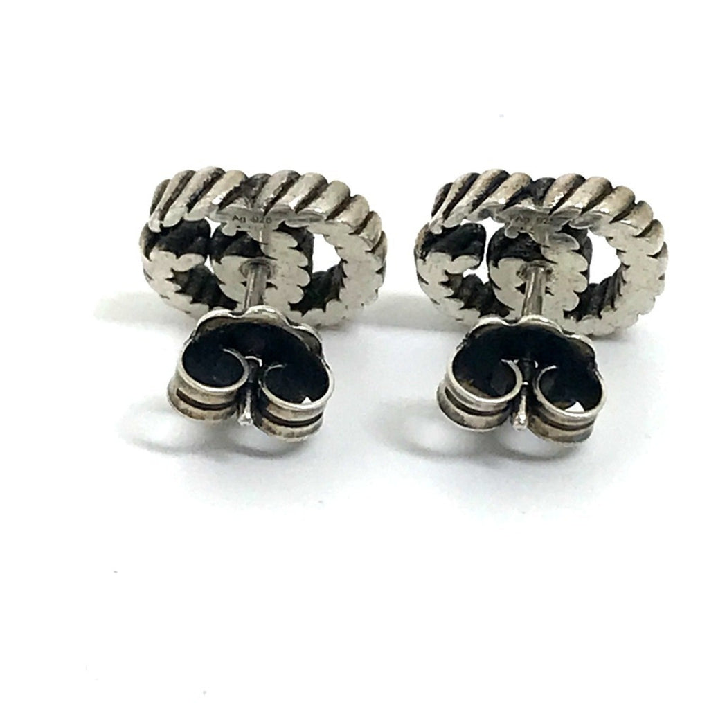 Earrings Logo Sterling Silver