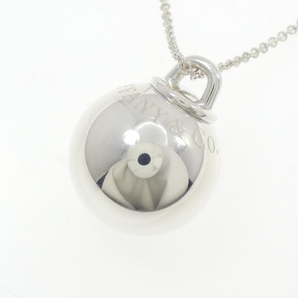 Ball Pendant Necklace Sterling Silver