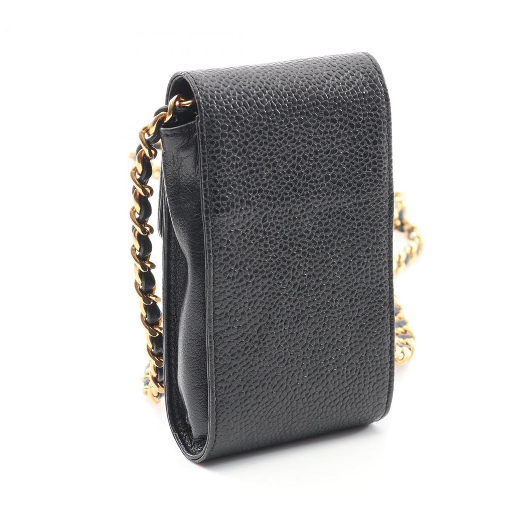 Vintage CC Phone Holder Crossbody Bag Caviar