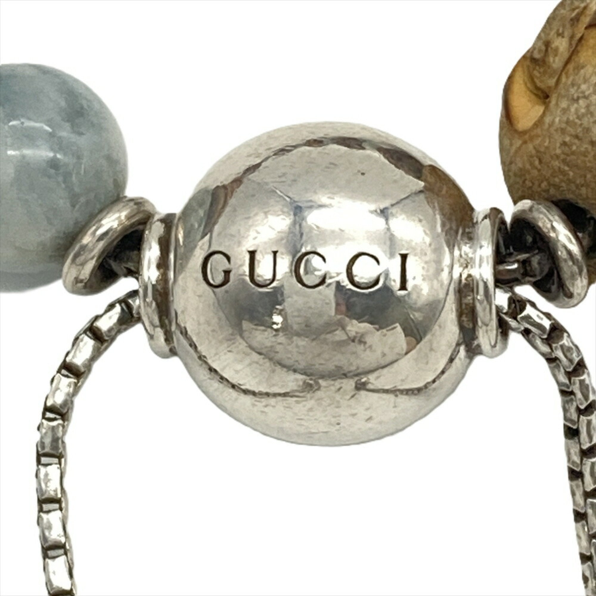 Bracelet Sterling Silver Blue Bamboo