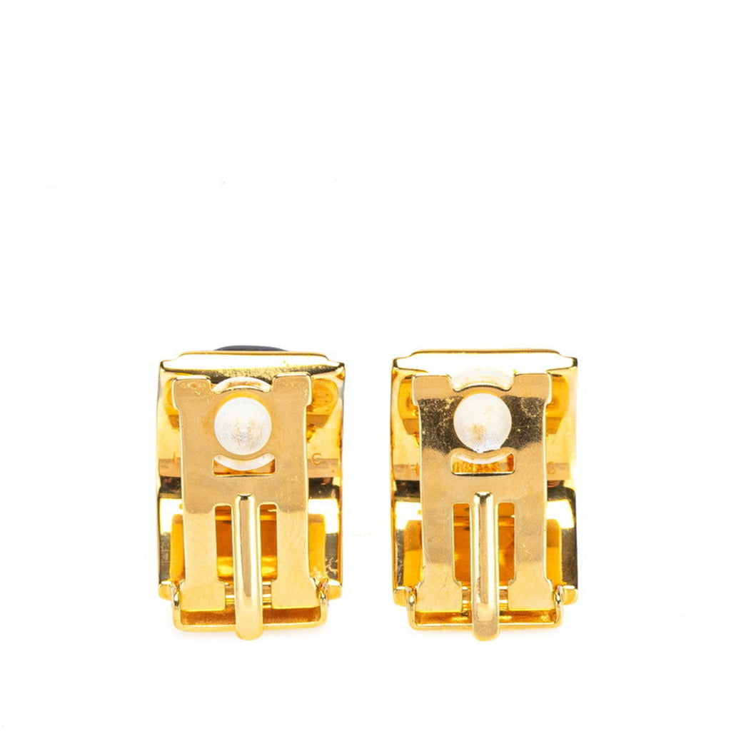Clip-On Earrings Cloisonné and Enamel