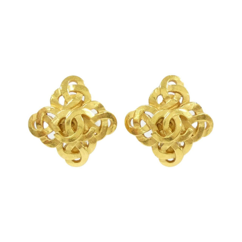 Clip-On Earrings Clip-On Gold-Tone Metal