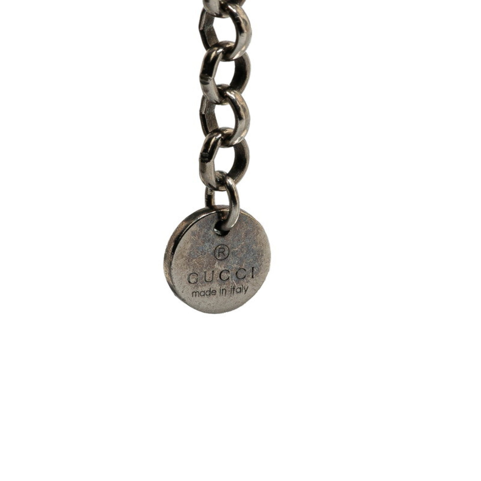 Interlocking G Pendant Necklace Sterling Silver