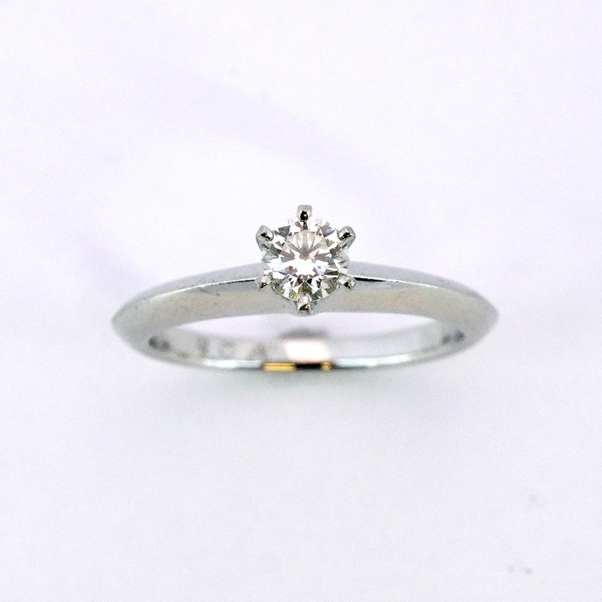 Solitaire Ring Platinum with Diamond