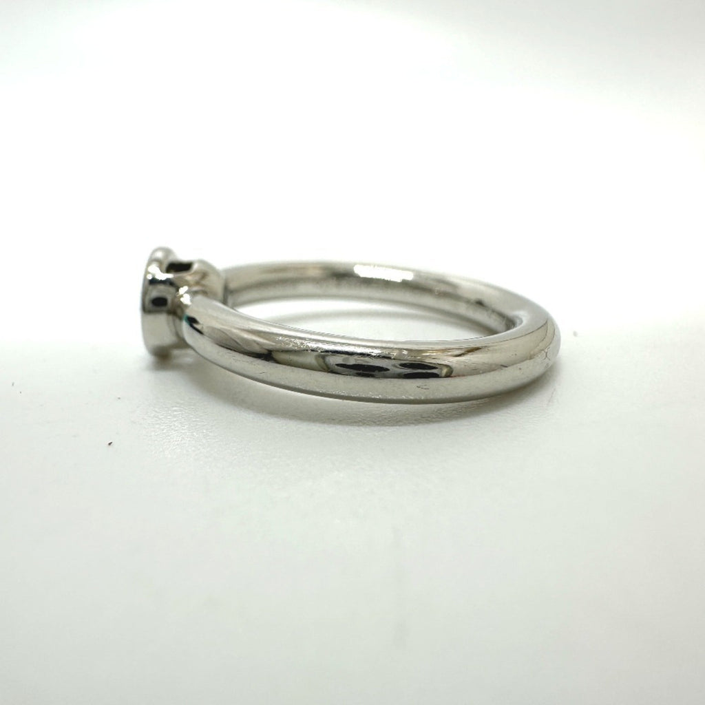 Band Ring Platinum with Diamond