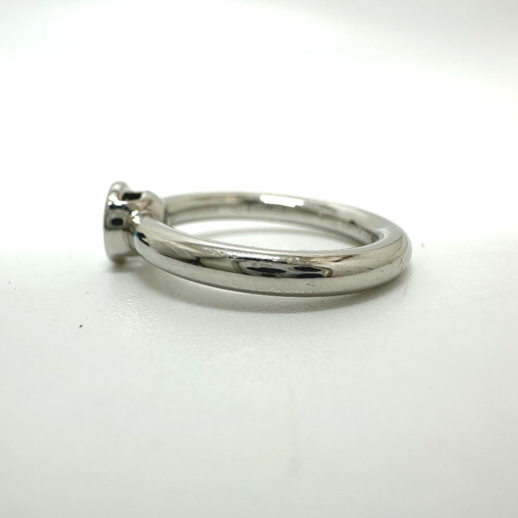 Band Ring Platinum with Diamond