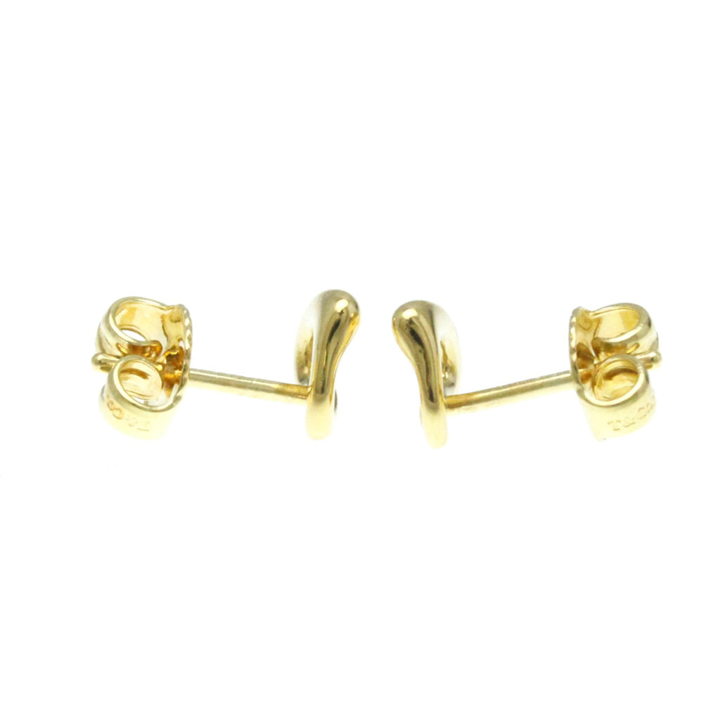 Open Heart Earrings 18K Yellow Gold 7.2mm 18K Yellow Gold